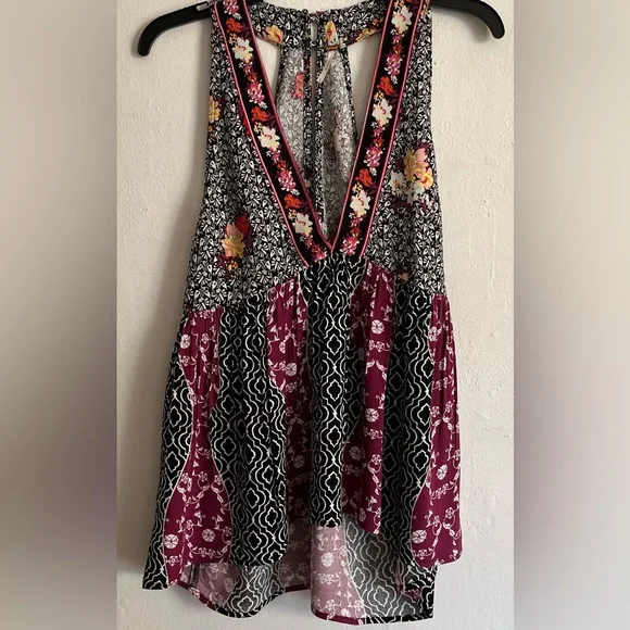 FREE PEOPLE Dream Darlin Printed Racerback Top - Picture 9 of 13